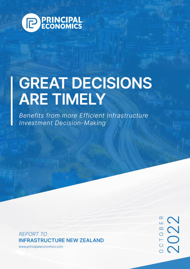 Benefits from timely infrastructure decision making